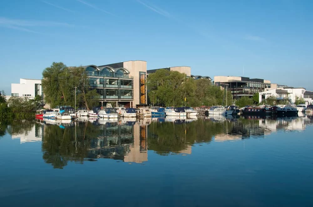 Lincoln Medical School — Looking towards the University of Lincoln across the Brayford Pool