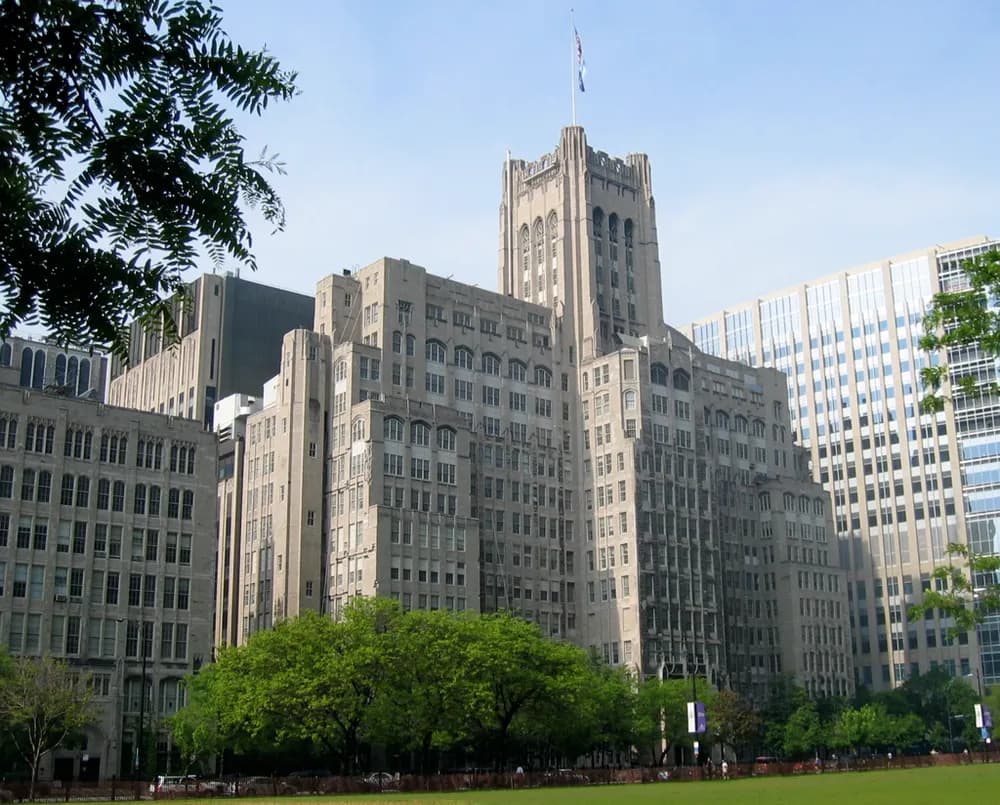 Northwestern University Feinberg School of Medicine (MD) — The Ward Building at the Northwestern University Feinberg School…