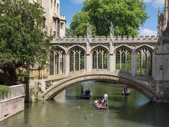 Cambridge — The Bridge of Sighs in St John's College