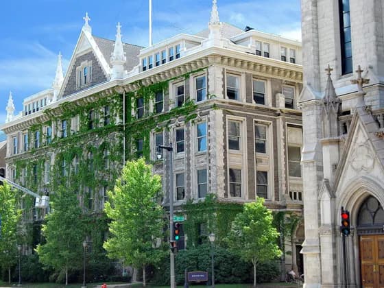 Marquette University School of Dentistry (DDS) — Johnston Hall on the Marquette University campus in Milwaukee