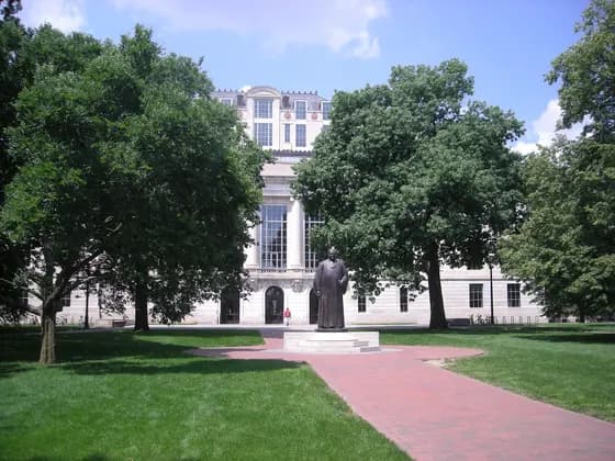The Ohio State University College of Dentistry (DDS) — The Oval and the Thompson Library on the campus of The Ohio State…