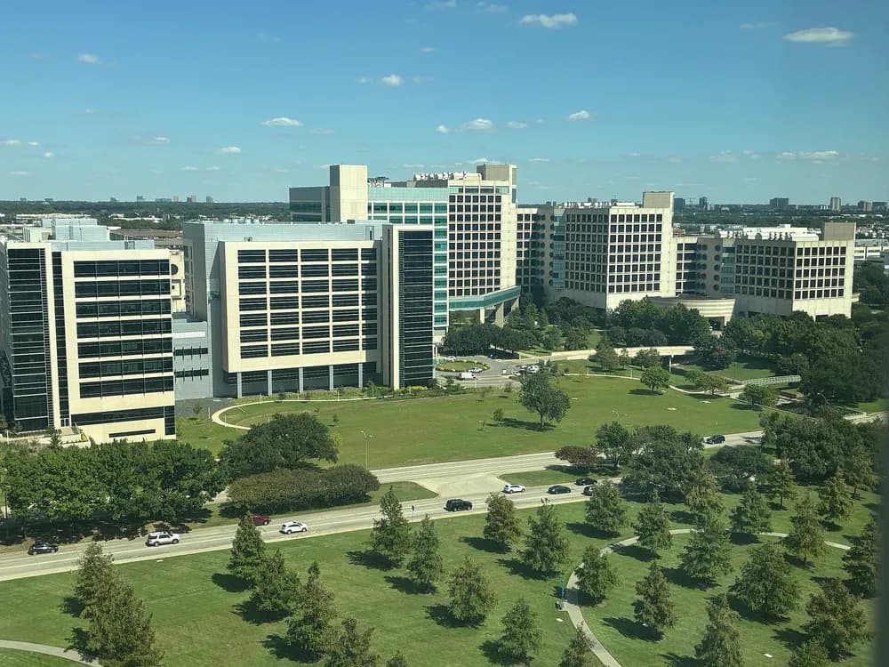 University of Texas Southwestern Medical School (MD) — UTSW north campus as seen from cuh