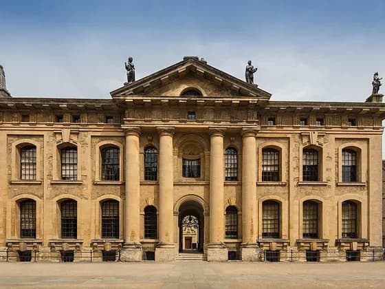 Here is a photograph taken of the Clarendon Building in the University of Oxford. Located in Oxford, Oxfordshire, England, UK Oxford — Here is a photograph taken of the Clarendon Building in the University of Oxford. Located in Oxford