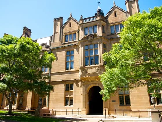 Sydney Dental — Northern facade of the Sydney Medical School building