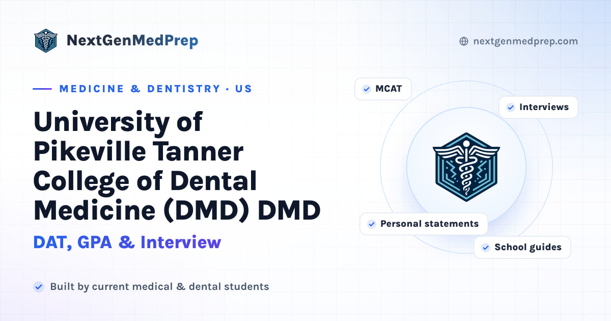 University of Pikeville Tanner College of Dental Medicine (DMD) DMD ...