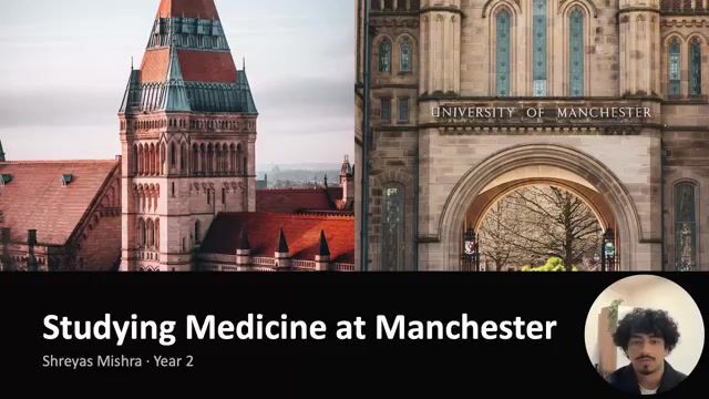 Thumbnail for “Studying Medicine at Manchester”, a Manchester medicine tutor video